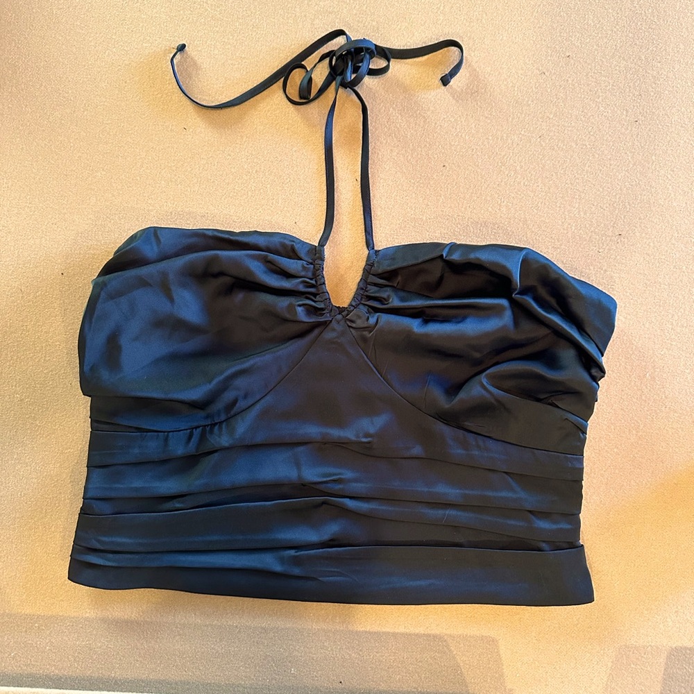 Express Satiny halter cami